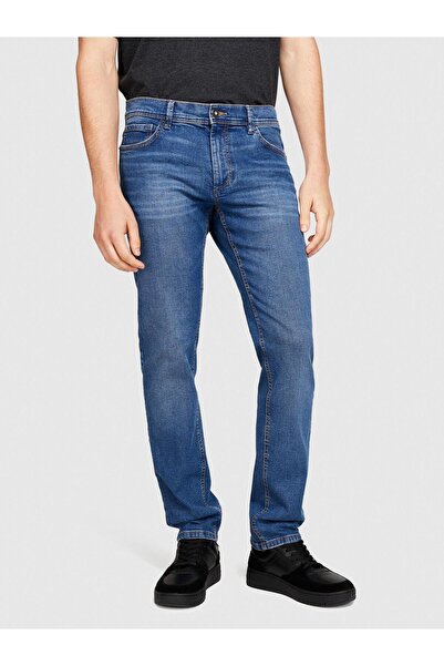 Sisley Men's Stockholm Slim Fit Stretch Denim Trousers 323A4Mqbse00C-Sis901