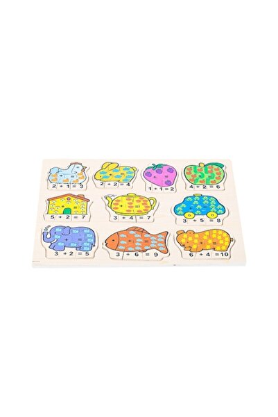 ALİBEİBEİ Puzzle din lemn cu 10 imagini diferite,
