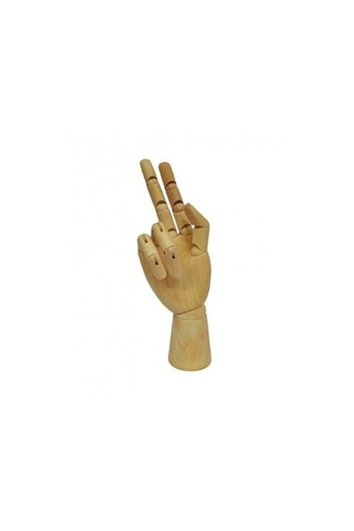 ALİBEİBEİ Right-hand wooden mannequin 30 cm