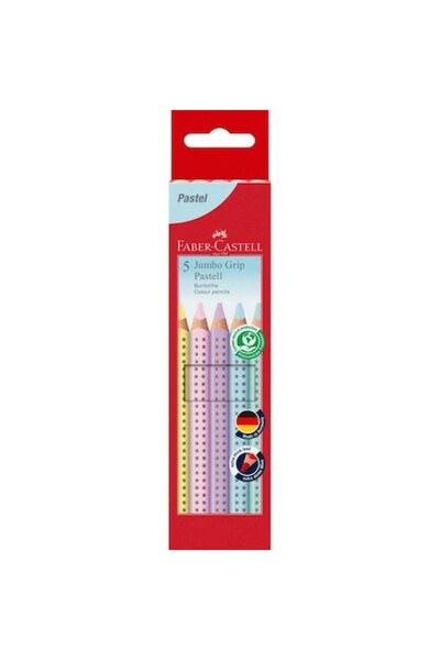Faber Castell Set of 5 pastel colored pencils, Faber-Castell, Multicolor