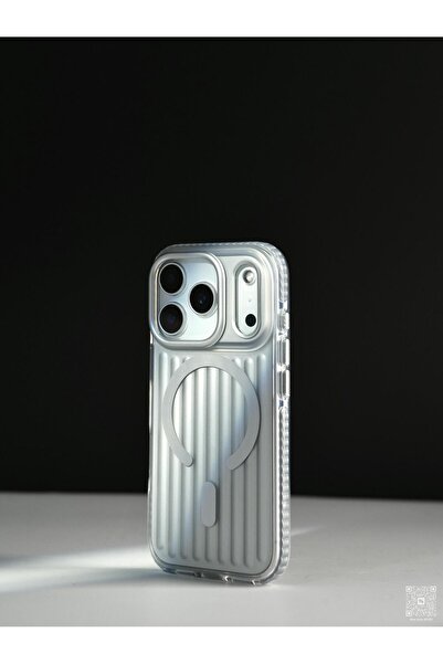 FLATECH فلاتيك كفر حماية ملون ايفون 17 برو - فضي