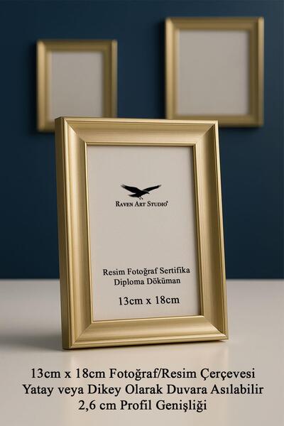 Raven Art Studio Pyramid 13cm x 18cm Resim Fotoğraf Belge Poster Evrak Çerçev...