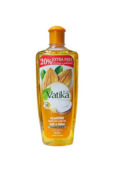 Vatika زيت اللوز للشعر النعومة واللمعان 200 مل