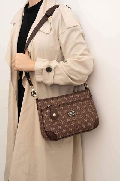 Silver Polo KAHVE Çapraz Çanta 1160ÇAPRAZ ÇANTA/LOGO BASKILI