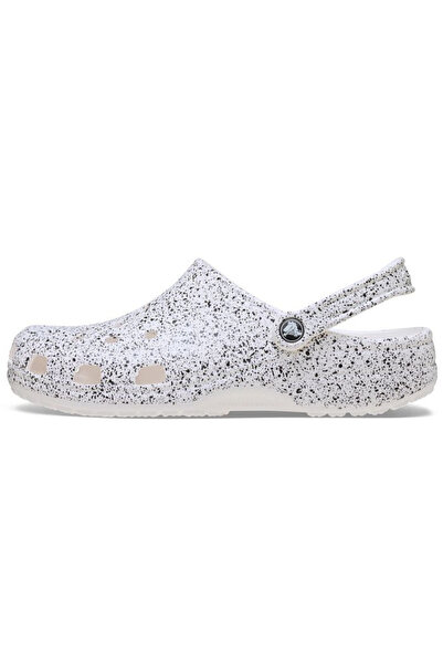 Crocs Classic Clog Benekli Beyaz Unisex Terlik