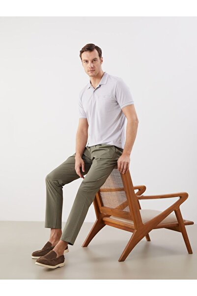 LC Waikiki بنطلون تشينو كلاسيكي ضيق للرجال من LCWAIKIKI