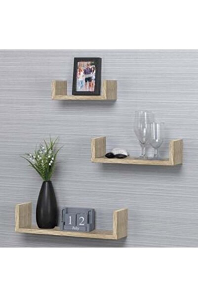 Silver Star Rafturi bej de perete - 3 buc.