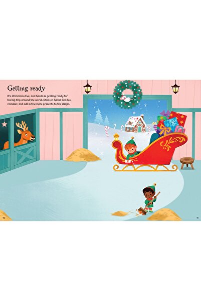Usborne Sparkly Santa Sticker Book