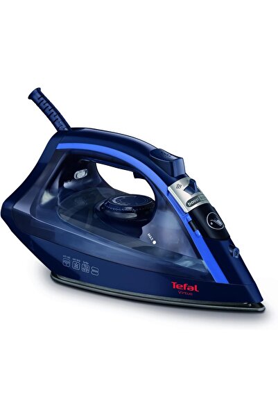 TEFAL FV1713 VIRTUO Steam Iron 90 g/min, Drip Function Against Washing Stains 2000 W, Blue