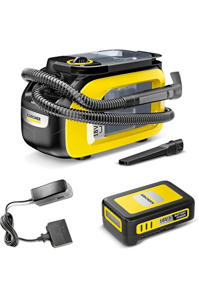 Karcher Kärcher SE 3-18 Compact Cordless Carpet & Upholstery Cleaner with Battery and Charger