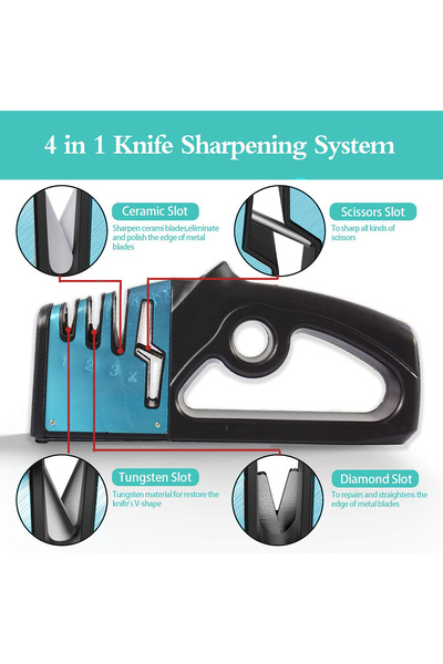 Biki Advanced 3-Stage Manual Knife Sharpener