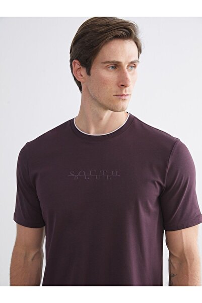 LC Waikiki Crew Neck Printed Combed Cotton Men's T-Shirt