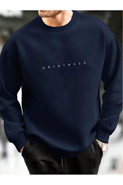 MOONBULL Чоловічий зимовий світшот з капюшоном та оригінальним принтом