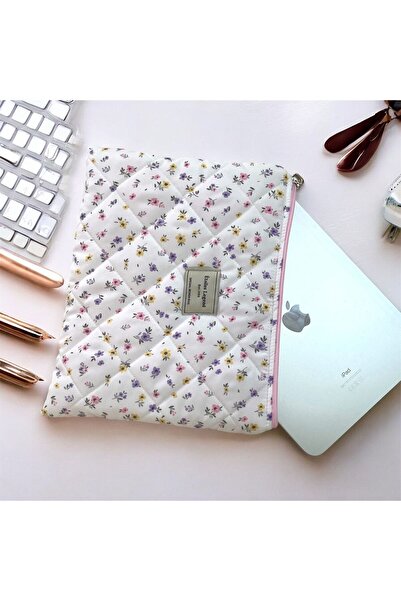 etoiles legend Tiny Crispy Flower Pattern Tablet Bag 11 Inch 12 Inch Compatible