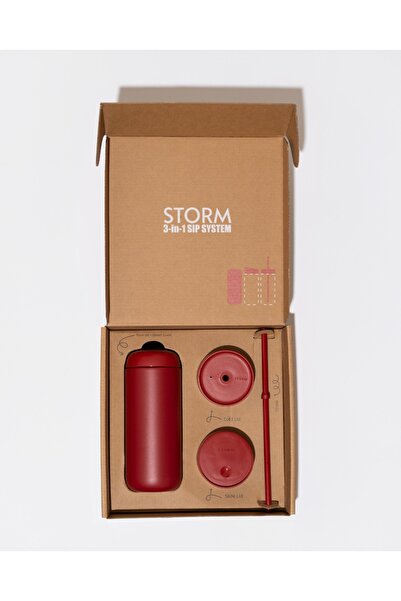 Storm أكواب كارترز الساخنة والباردة المصنوعة من الفولاذ المقاوم للصدأ والخالية من المواد الكيميائية من ميبرو ريد، سعة 16 أونصة