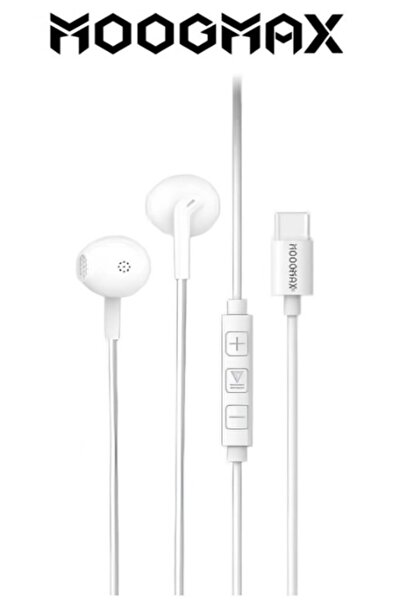 MOOGMAX سماعة سلك تايب سي بطول 1.5متر. سماعة تايب سي بميكرفون سماعات تايب سي ...