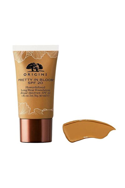 Origins , Pretty In Bloom, Long Wearing, Cream Foundation, Nr. 530, Medium Deep Warm, SPF 20, 30 ml