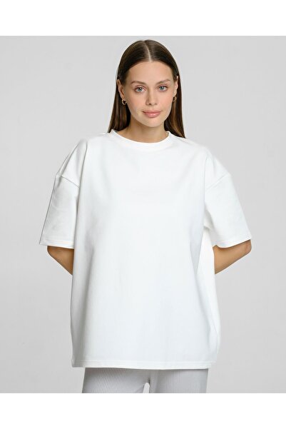 sole stories Premium μπλουζάκι με κοντό μανίκι με υπερμεγέθη κοπή