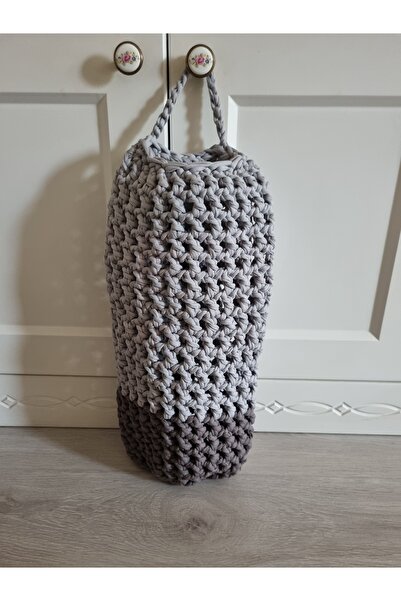 ÖRGÜM Poşetlik El Örgüsü Karışık Renk Poşet Düzenleyici