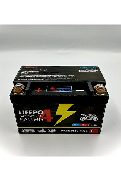 NowaPower 12V 12Ah Motorsiklet Aküsü LiFePO4 Lithium Akü (150*85*95)