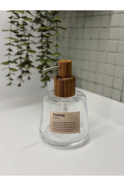 BUCOLIC Home Akasya Kapaklı Cam Sabunluk