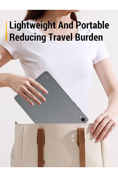 Nezih Case Samsung Galaxy S11 (X730) 11.0 İnç Uyumlu Köşe Korumalı Nitro Şeffaf Tablet Kılıfı