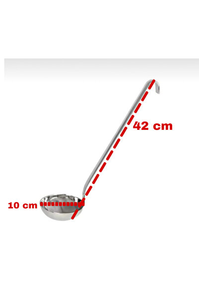 hürpa tedarik Endüstriyel Sanayi tipi kulplu kepçe no 3 42 cm