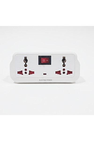 BN Universal Dual Power Socket Adapter with On/Off Switch