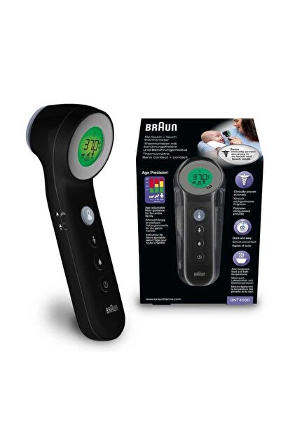 INURA GLOBAL Braun BNT400BWE Black Edition Ateş Ölçer