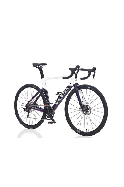 BROSTER Aero CR-4000 105 set Full Karbon 54 cm Yol Yarış Bisikleti Parlak Gri