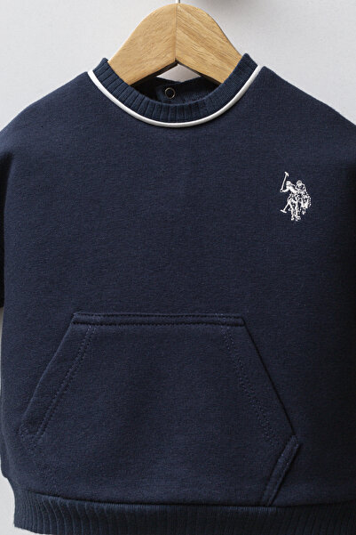 U.S. Polo Assn. U.S.Polo Boy Baby 2-Piece Set - Navy Blue