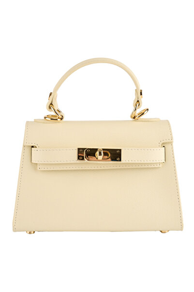 AZZURA Pixie bag in 100% leather, cream (8234)
