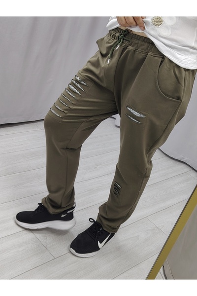 tellevolle بدلة رياضية مطرزة بالترتر