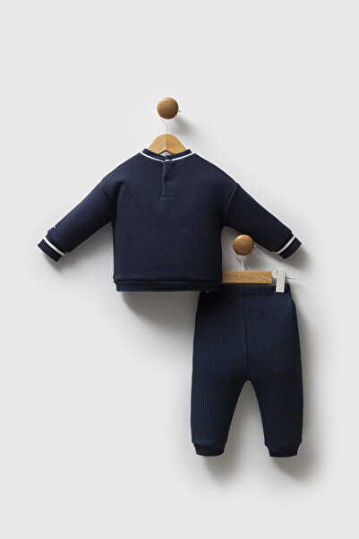 U.S. Polo Assn. U.S.Polo Boy Baby 2-Piece Set - Navy Blue