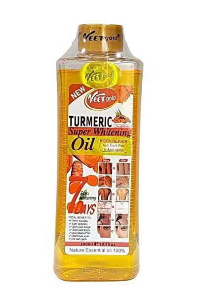 Vit Gold زيت الكركم لإصلاح الجسم وتفتيحه، 300 مل