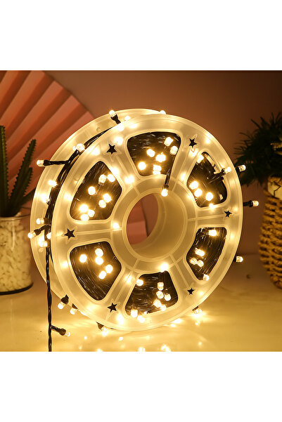 instalatie de Craciun, tip rola 100M, 480 leduri rotunde, led-uri diamant, 8 ...