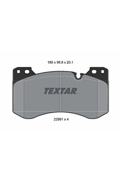 TEXTAR Set Placute Frana Frana Disc Bmw 2 Cupe/3/4