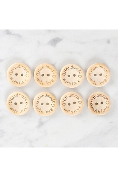 INURA GLOBAL زر لورين كرافتس مصنوع يدويًا 8'li - 1615