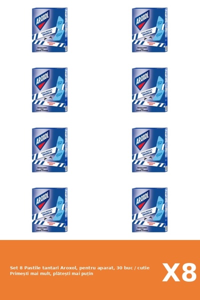 Aroxol Set of 8 Aroxol mosquito pills, for the device, 30 pcs / box