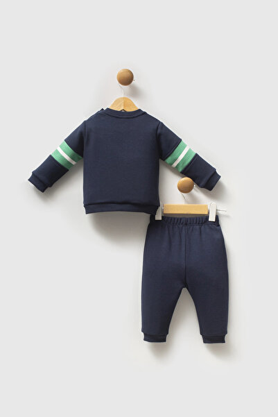 U.S. Polo Assn. U.S. Polo Assn. Boy's 2-Piece Set - Navy Blue-Green