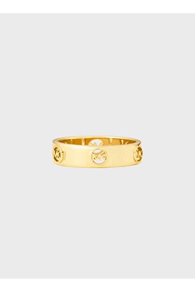 Michael Kors Women MKC1550AA710 Mk Logo Detailed Ring