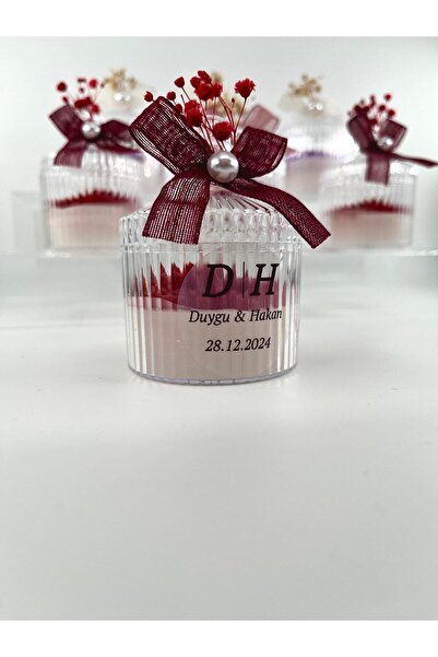 EvremStore 10 Adet El Yapımı Kokulu Hediyelik Mum – Söz, Nişan, Kına, Düğün, ...