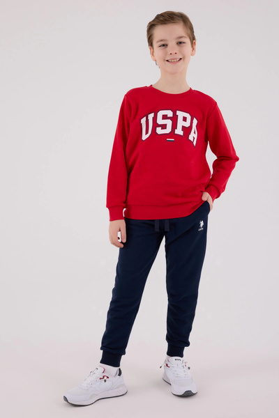 U.S. Polo Assn. U.S. Polo Assn Erkek Çocuk Kırmızı Eşofman Takımı