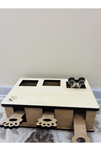 ahber Spring Star Wooden Cat Mouse Game