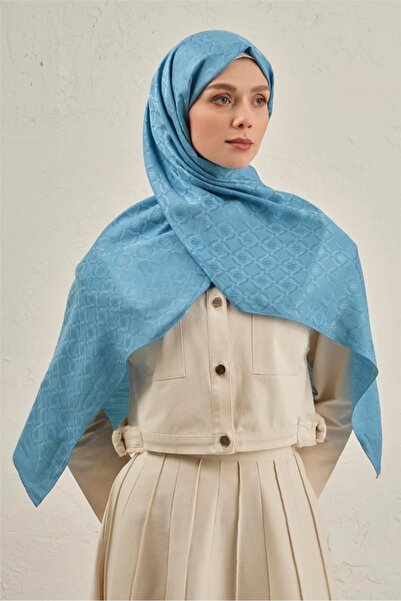 Armine Βαμβάκι Φλος Μονόγραμμα Σάλι με Αλυσίδα 1 (33% Βαμβάκι 67% Φλος) 25