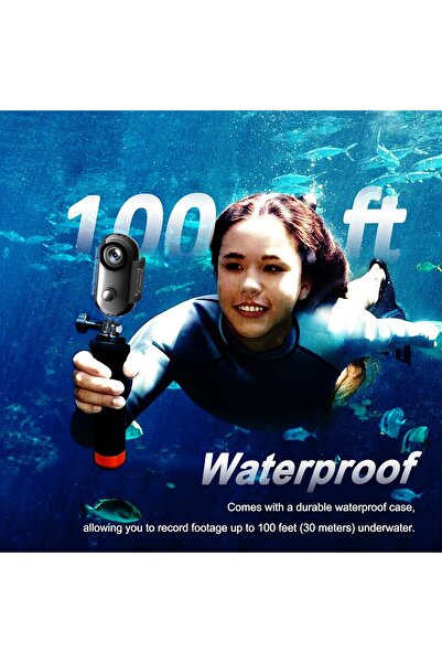 Generic 4K Mini Body Camera 128GB - Action Body Cam with Audio & Video- Thumb Hands Free Waterproof Recordin