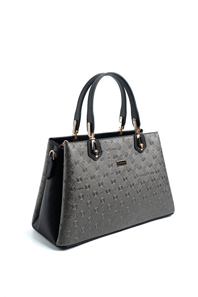 Silver Polo Silver & Polo Platinum - Black Sp1253 Women's Handbag