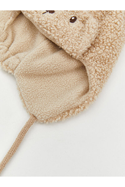 LC Waikiki Winter Collection Bear Patterned Baby Boy Snow Hat Hat City