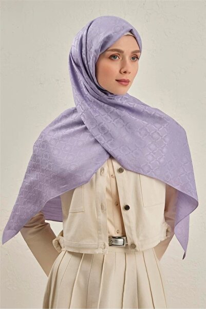 Armine Βαμβάκι Φλος Μονόγραμμα Σάλι με Αλυσίδα 1 (33% Βαμβάκι 67% Φλος) 44