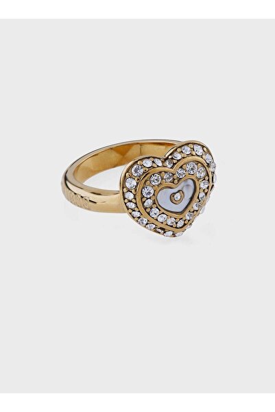 Guess Heart Solitaire Ring